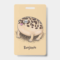 Funny Wüste Regenfrosch Cartoon Illustration
