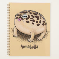 Funny Wüste Regenfrosch Cartoon Illustration