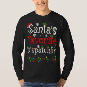 Funny Xmas beleuchtet Weihnachten Lieblings-Dispat T-Shirt