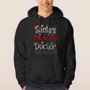 Funny Xmas beleuchtet Weihnachten Lieblings-Doktor Hoodie