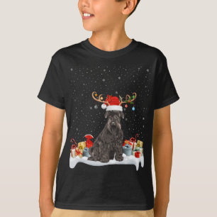 Funny Xmas Lighting Rentier Weihnachtsmannmütze Sc T-Shirt