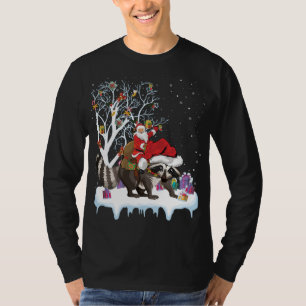 Funny Xmas Lighting Tree Sass Café - Wine Bar T-Shirt