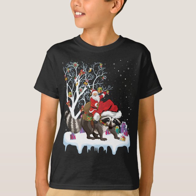 Funny Xmas Lighting Tree Sass Café - Wine Bar T-Shirt (Vorderseite)