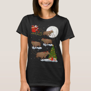 Funny Xmas Lighting Tree Sentiero in Cresta: Monte T-Shirt