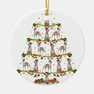 Funny Xmas Lighting Weihnachten Weihnachtsbaum Keramik Ornament