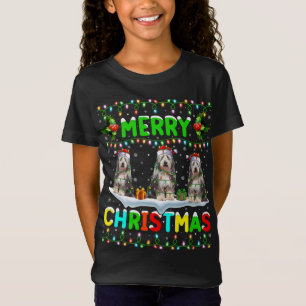 Funny Xmas Lighting Weihnachtsmannmütze Frohe Weih T-Shirt