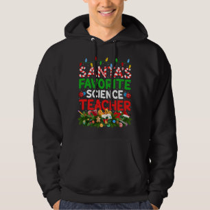 Funny Xmas Lights Santa Science Lehrerin Weihnacht Hoodie