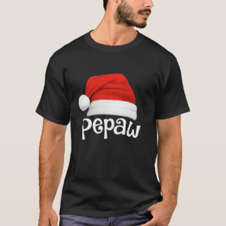 Funny Xmas Pajama Group Matching Pepaw Weihnachten T-Shirt
