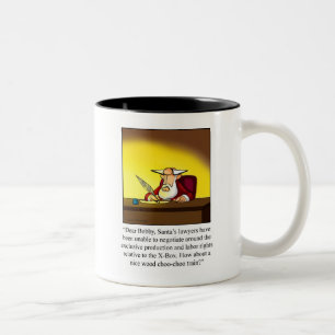 Funny Xmas Tasse Santa's Lawyers