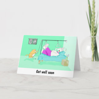 Funny Xray brocken carte de pied