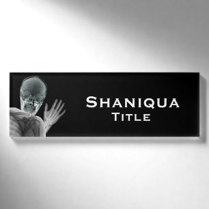 Funny Xray Photobomb Namenschild