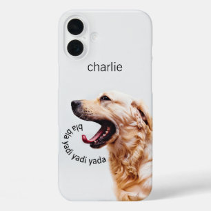 Funny Yapping Hund individuelle Name Telefongehäus iPhone 16 Plus Hülle