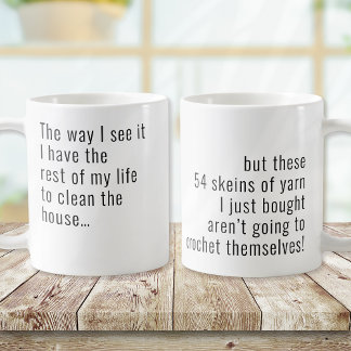 Funny Yarn Crochet Kaffeetasse