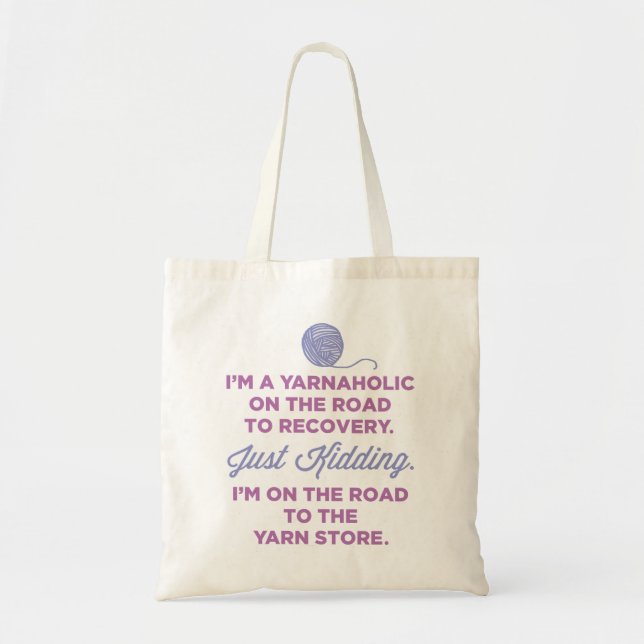 Funny YarnaAlkoholische Totttasche Tragetasche (Vorne)