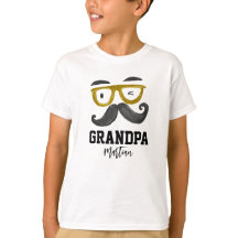 Funny Yellow Clubs und Mustache Custom Opa