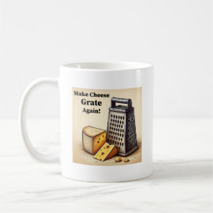 Funny Yellow Political Cheesy Kaffeetasse
