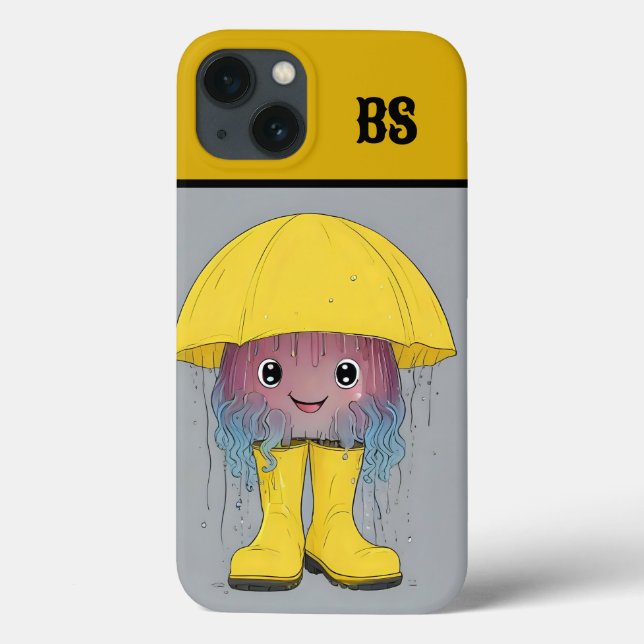 Funny Yellyfish in Rain Boots - Beach Spaß Case-Mate iPhone Hülle (Rückseite)