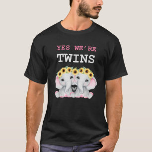 Funny Yes, wir sind Zwillinge für identische Zwil T-Shirt