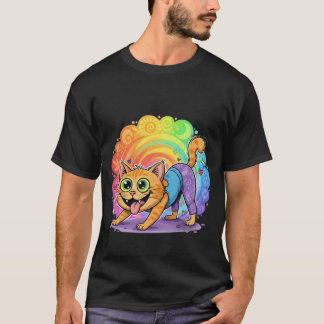 Funny Yoga Cat T-Shirt – Cute Pet Lover Gift” 