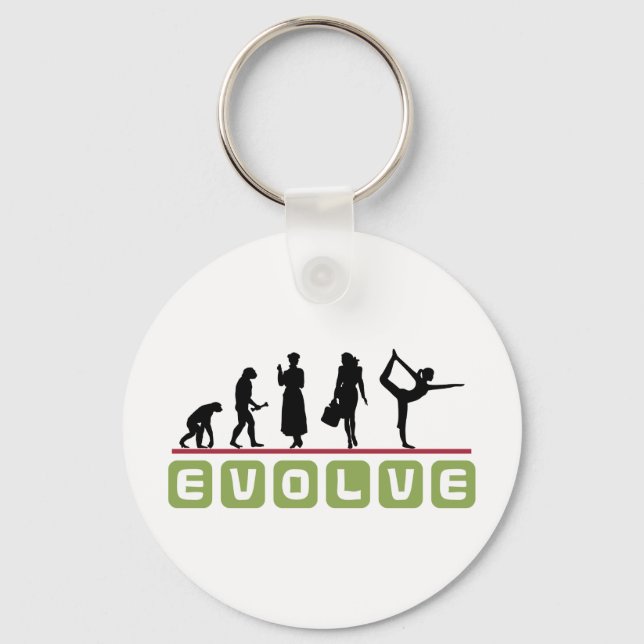 Funny Yoga Gift Schlüsselanhänger (Vorderseite)