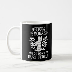 Funny Yoga Instructor Girls Yoga Medizin Spaß Kaffeetasse