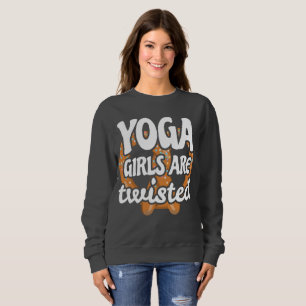 Funny Yoga Quote Geschenke Yoga Girls sind Geschen Sweatshirt