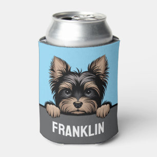 Funny Yorkie Niedlich Peeking Yorkshire Terrier Do Dosenkühler
