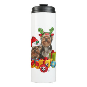 Funny Yorkshire Terrier Thermosbecher