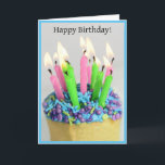 Funny You are old Happy Birthday Card Karte<br><div class="desc">Auf der Vorderseite der Karte abgebildet ist ein Kuchen mit zu vielen Kerzen. Alles Gute zum Geburtstag!" Auf der Innenseite der Karte steht: "Ich habe gehört,  dass Sie dieses Jahr ein Feuer bekommen statt eines Geburtstagscupkuchens. Bitte laden Sie die Feuerwehr ein!</div>