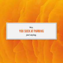 Funny You Sind zum Kotzen at Parking Skinny Busine