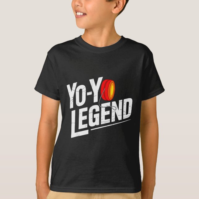 Funny Yoyo Player Legend Yo-yo Performer  T-Shirt (Vorderseite)