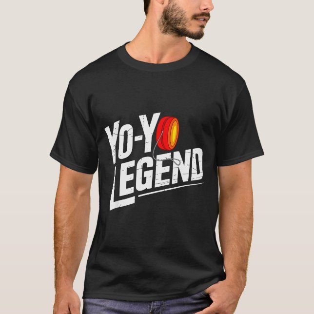 Funny Yoyo Player Legend Yo-yo Performer  T-Shirt (Vorderseite)