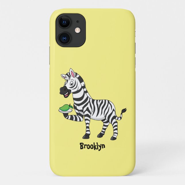 Funny Zebra Cartoon Illustration Case-Mate iPhone Hülle (Rückseite)