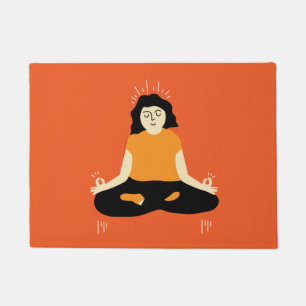 Funny Zen Welcome Door Mat Fußmatte