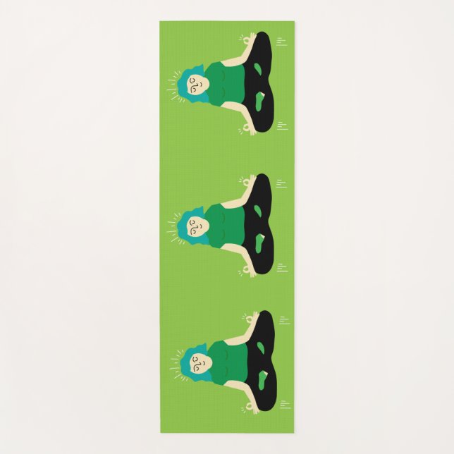 Funny Zen Yoga Floor Mat Yogamatte (Vorderseite)