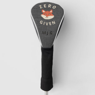 Funny Zero Fox gegeben Erstellen Sie Ihren eigenen Golf Headcover