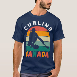 Funny Zitat für Curling Liebhaber der Kanada Curli T-Shirt
