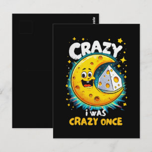 Funny Zitat für Käseliebhaber Postkarte