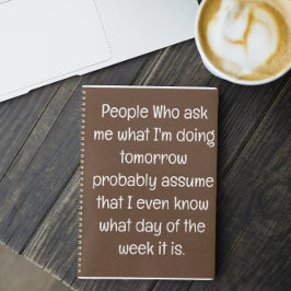 Funny Zitat für vergessene Menschen zu tun, um Spi Notizbuch