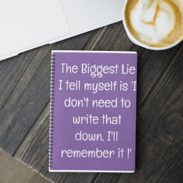 Funny Zitat für vergessene Menschen zu tun, um Spi Notizbuch