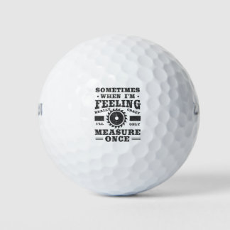 Funny Zitat Holzwerkstoff Golfball