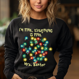 Funny Zitat Ich bin ein feines Geschenk des beleuc Sweatshirt
