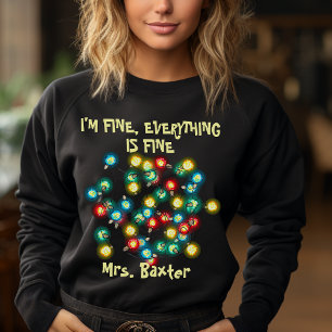Funny Zitat Ich bin ein feines Geschenk des beleuc Sweatshirt