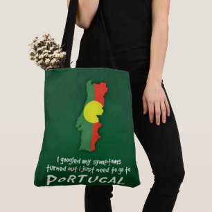 Funny Zitat Ich googelte meine Symptome Tote Tasch Tasche