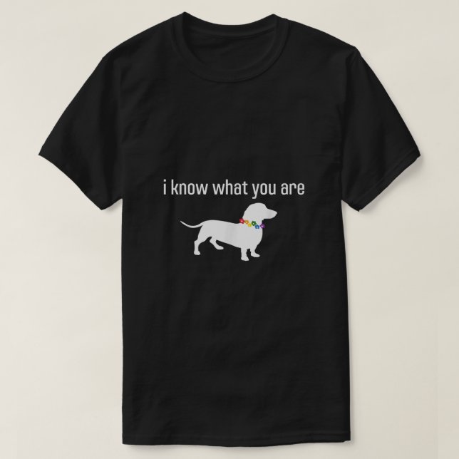 Funny Zitat Meme Ich weiß, was Sie homophob sind t T-Shirt (Design vorne)