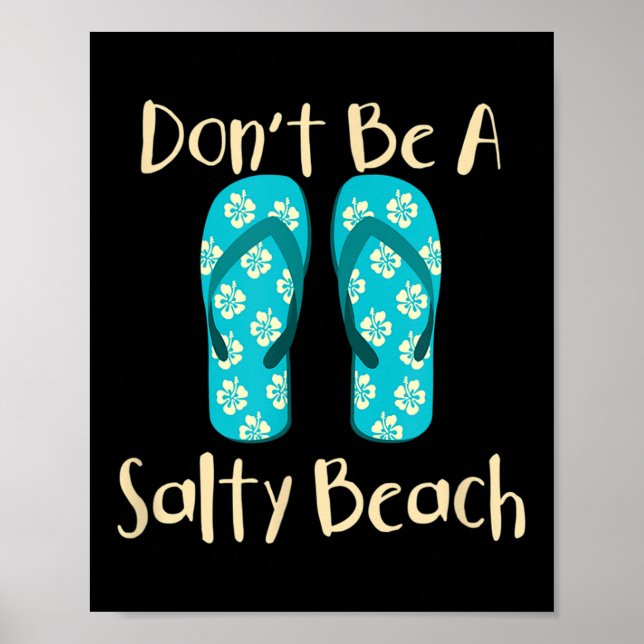 Funny Zitat Sommerferien Urlaub Vacay Mode Beach S Poster (Vorne)
