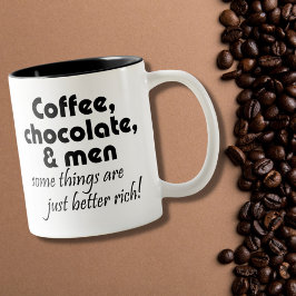 Funny zitiert Kaffeebeuge Geschenke Schokoladenkuc Zweifarbige Tasse