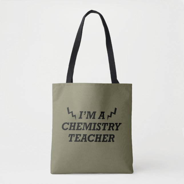Funny zitiert über Chemielehrer Tasche (Vorderseite)