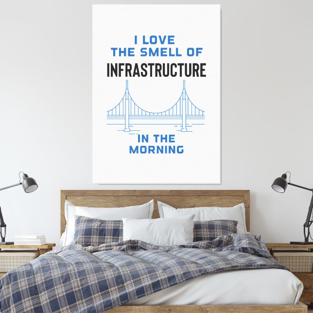 Funny Zivil Engineering Abschluss Leinwanddruck (Insitu (Schlafzimmer))