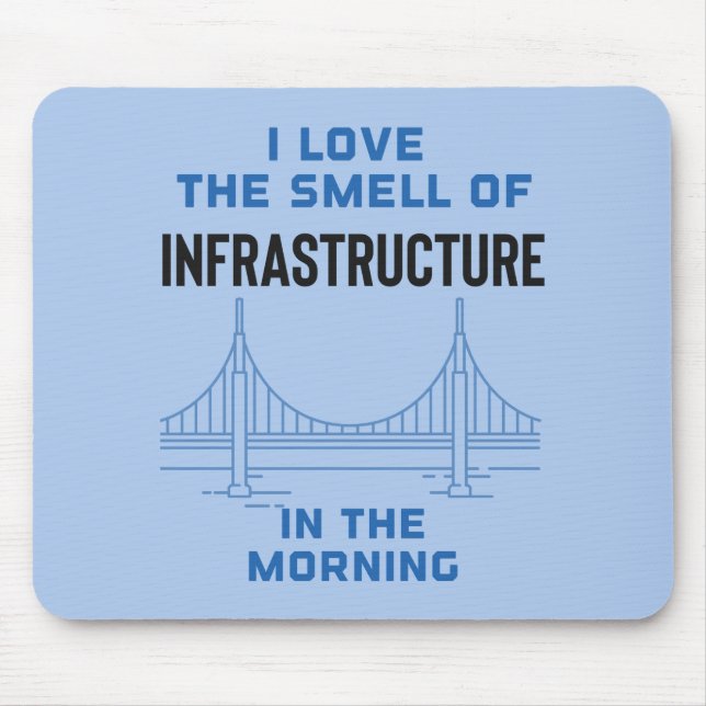 Funny Zivil Engineering Bridge Engineer Mousepad (Vorne)